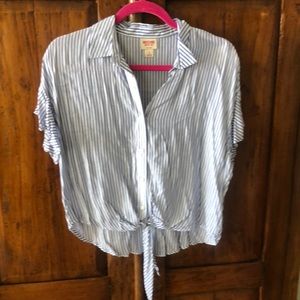 Mossimo striped shirt , size Small
